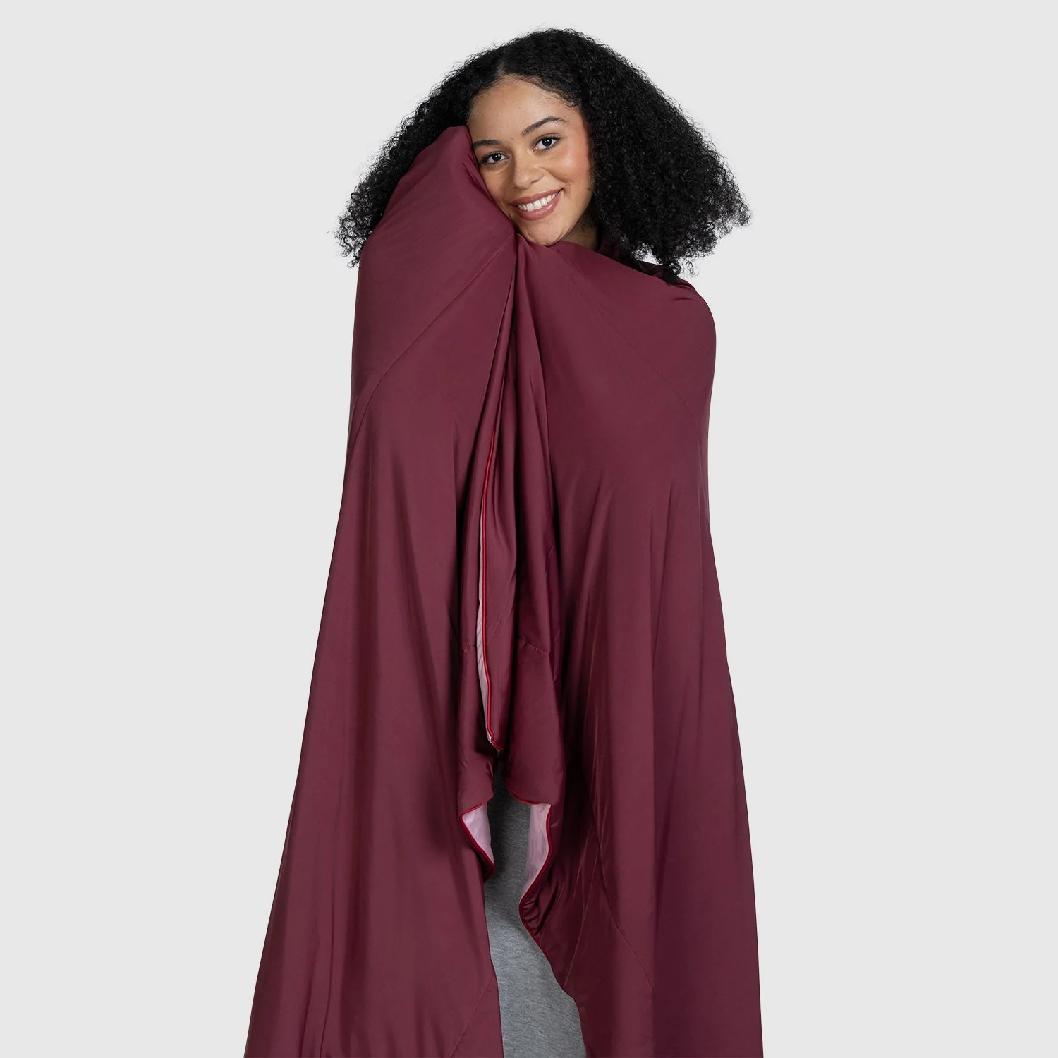 Pink/Burgundy Colour Block - Image 3